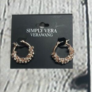 Simply Vera Vera Wang Gold Hoop Earrings